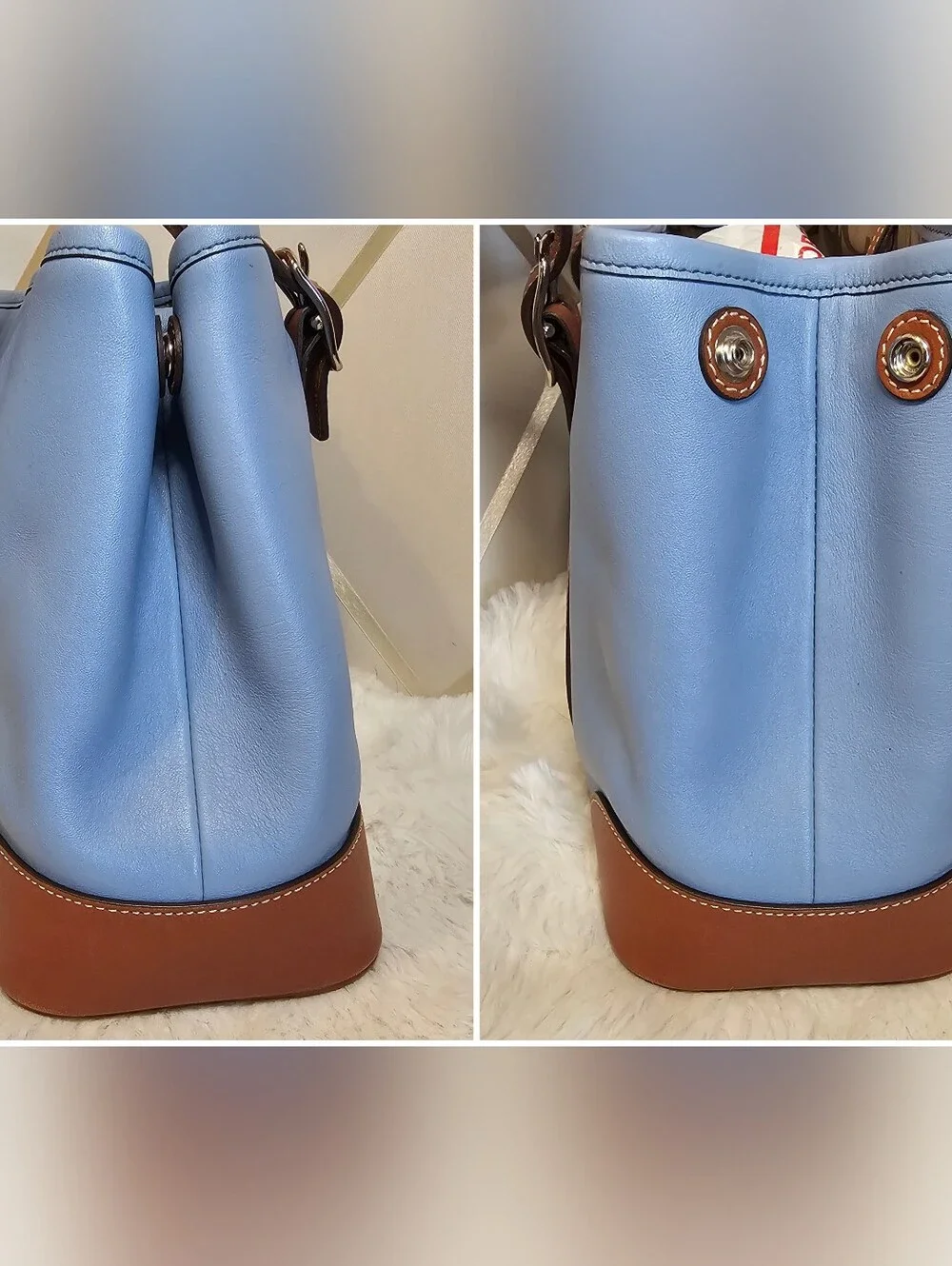 Coach Hampton Leather Tote Bag ( Model 7588)